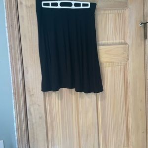 Loft Small Plain Black Skirt